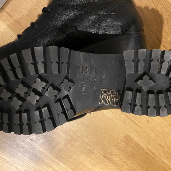 JIMMY CHOO Bren Crystal-Embellished Combat Boots - Picture 3 of 7